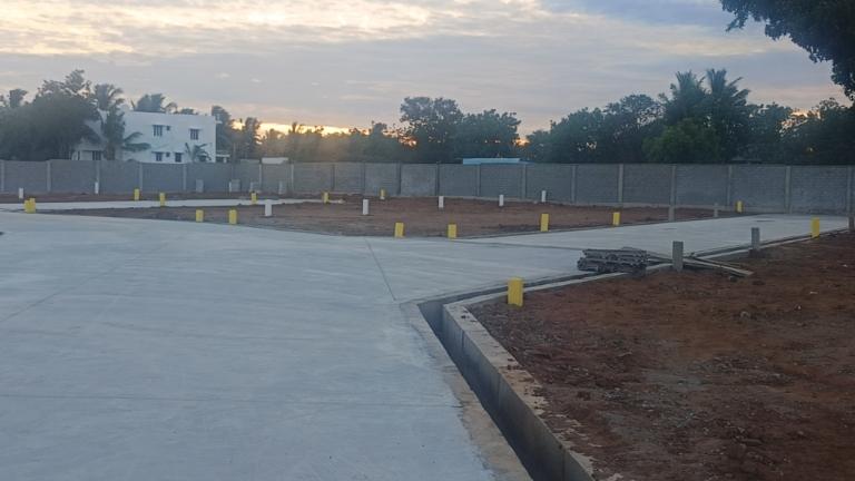 Rasi Nagar plot road connectivity Trichy